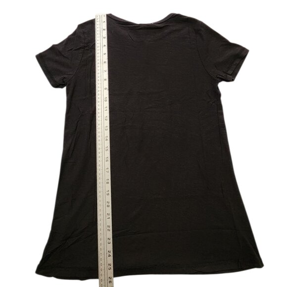 COMUNE WOMEN'S T-SHIRT SHORT-SLEEVE MALIBU BLACK‎ SMALL C19X96 - Picture 4 of 6